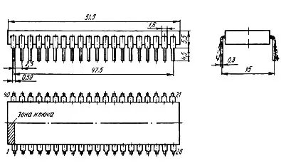 КР572ПА2Б микросхема фото 2