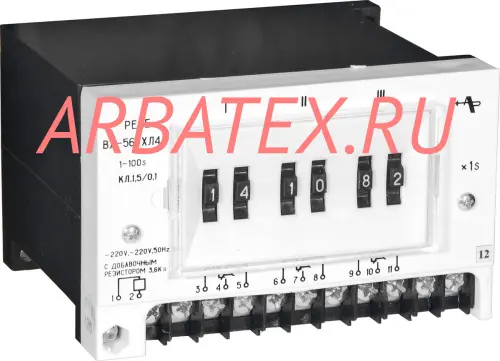 ВЛ-56 1-100 мин 24В реле времени