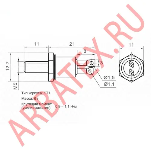 2ТС112-10-5 тиристор фото 3