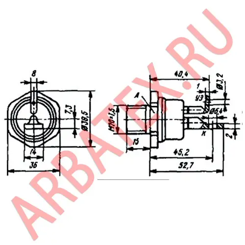 Т15-100-7 тиристор фото 3