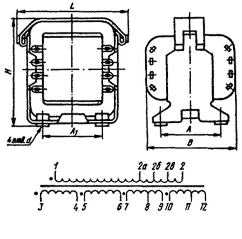 ТН41-220-400В трансформатор фото 3
