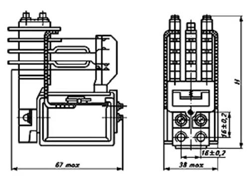 РПУ-2-06222 110В 50Гц фото 3
