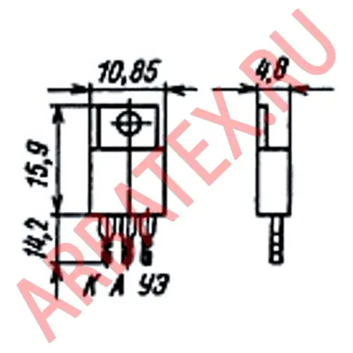 КУ202И-1 тиристор фото 5