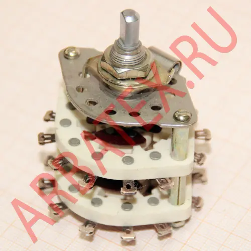 ПГК-3П6Н переключатель галетный фото 2 ПГК-3П6Н переключатель галетный фото 2