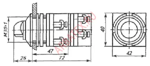 ПЕ-022 переключатель (исп.2) фото 3