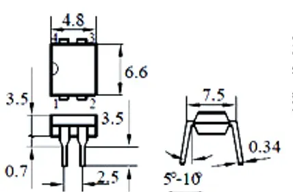 АОТ174А оптопара транзисторная фото 2 АОТ174А оптопара транзисторная фото 2