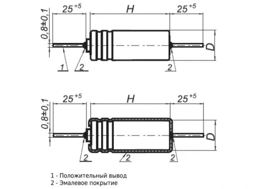 К52-1 6,3в 470 мкф фото 3 К52-1 6,3в 470 мкф фото 3