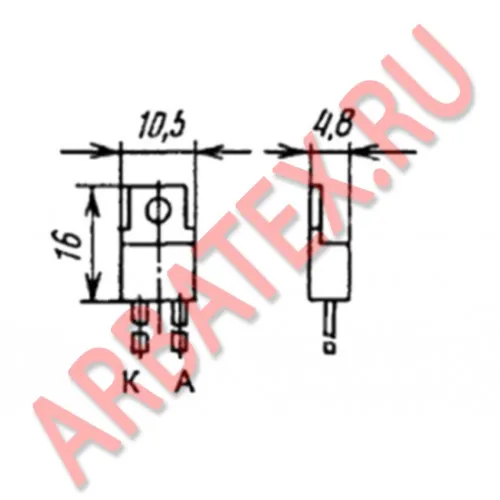 КД268ГС диодная сборка фото 3