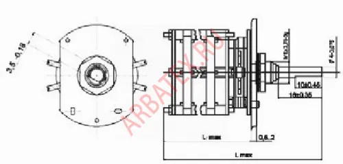 ПГ3-11П4НВ переключатель галетный фото 2 ПГ3-11П4НВ переключатель галетный фото 2