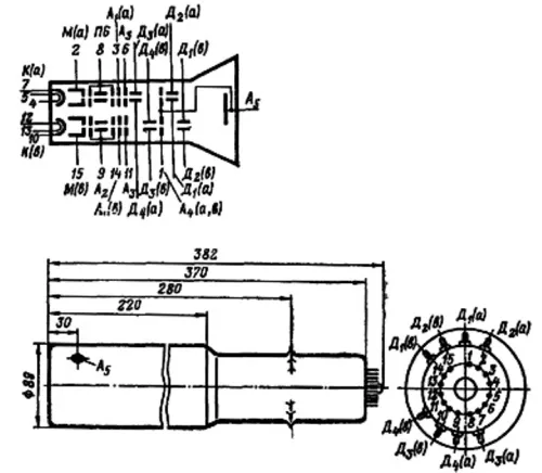9ЛО2И трубка электронно-лучевая фото 2