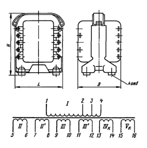 ТПП357-220-400 трансформатор фото 3 ТПП357-220-400 трансформатор фото 3