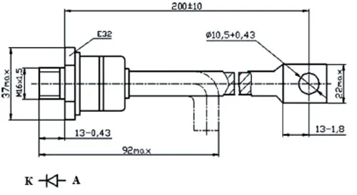 ДЧ161-160Х-12 диод фото 2 ДЧ161-160Х-12 диод фото 2